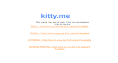 Desktop Screenshot of kitty.me