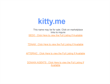 Tablet Screenshot of kitty.me